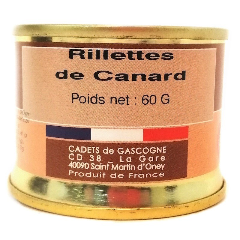 Conserve de Rillettes de Canard - 60g