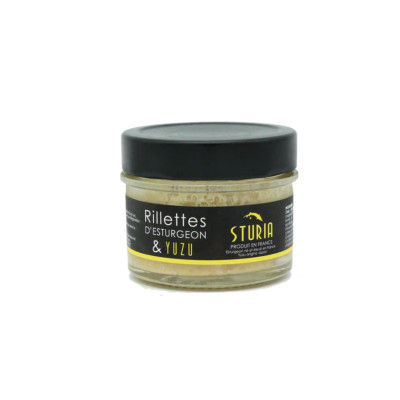 Rillettes d'esturgeons et yuzu - Sturia