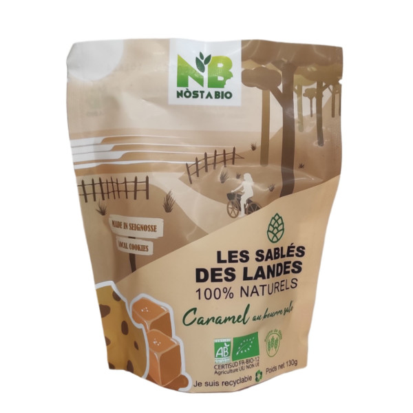 Sablés des Landes caramel au beurre salé - Nostabio