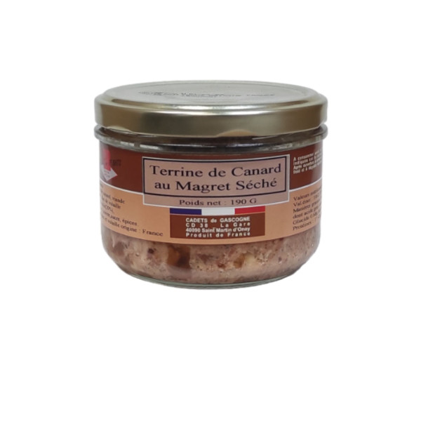 Terrine de canard au magret séché - Cadets de Gascogne