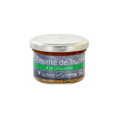 Émietté de truite a la ciboulette