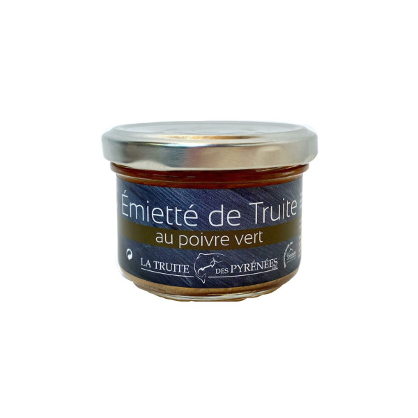 Emietté de truite au poivre vert - La Truite des Pyrénées