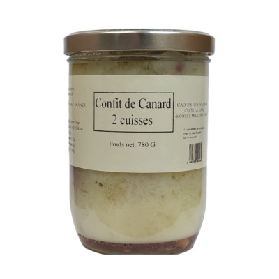 Cuisses de canard confites - IGP Sud-Ouest - Les Cadets de Gascogne