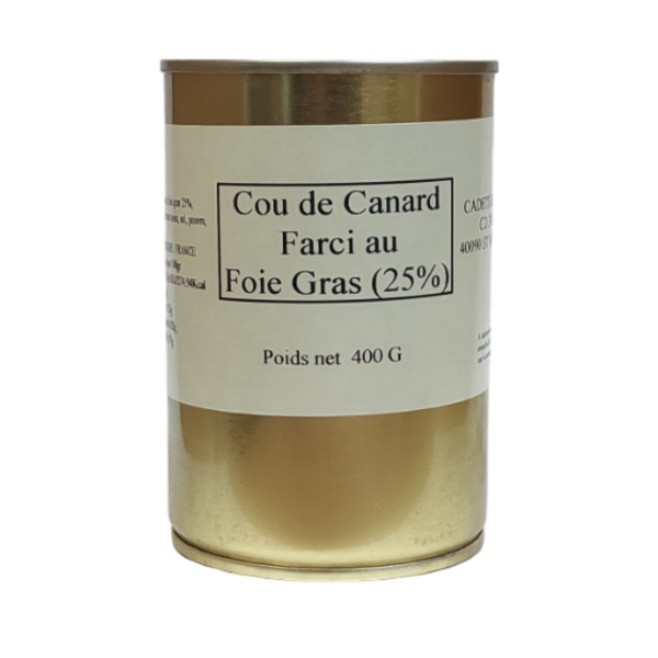 Cou de canard farci au foie gras - Les Cadets de Gascogne