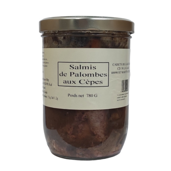 Salmi de palombes aux cèpes