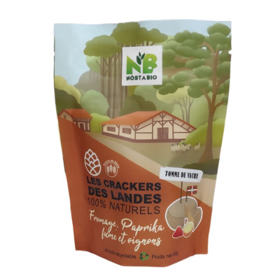 Crackers Paprika Oignons Nostabio