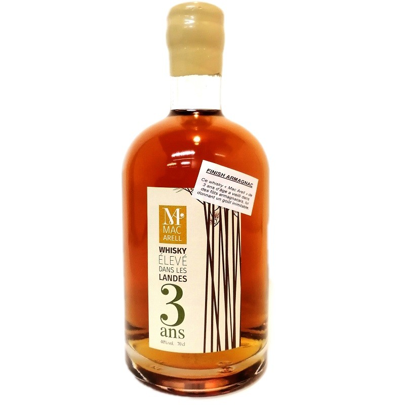 Whisky "Mac ARELL" 3 ans Finition Armagnac