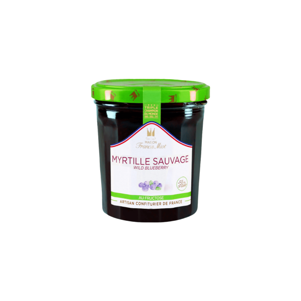 Confiture de myrtille sauvage au fructose - Maison Francis Miot