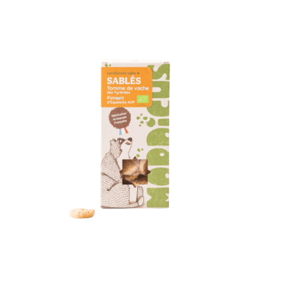 Sablés tomme de vache piment d'Espelette Mordicus