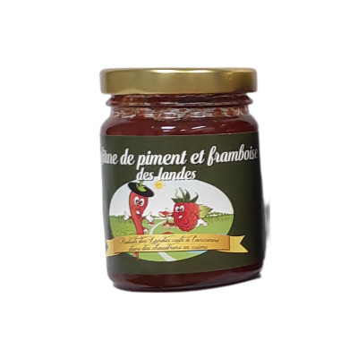 Confiture piment framboise des landes