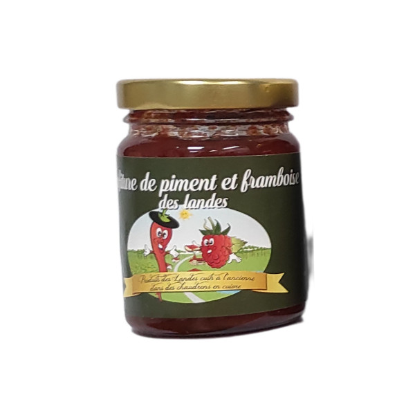 Confiture piment rouge doux des Landes et framboise - EI Baillard