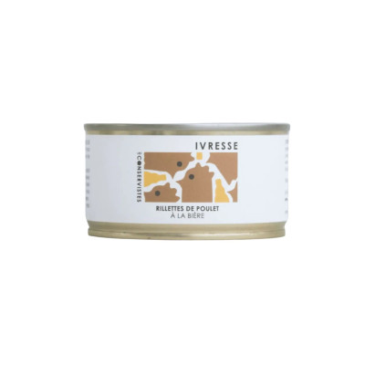 Ivresse - Rillettes de poulet à la bière de Lugazaut - Les Conservistes
