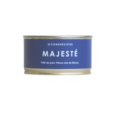 Majesté - Pâté de porc Prince noir de Biscay - Les Conservistes