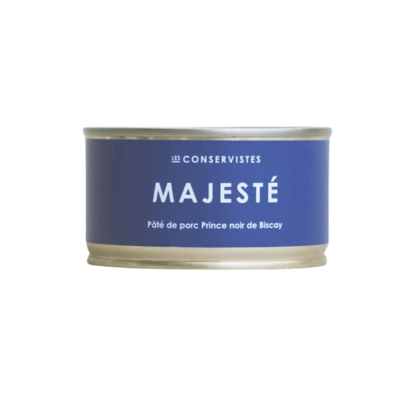 Majesté - Pâté de porc Prince noir de Biscay - Les Conservistes