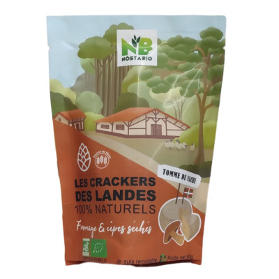 Crackers cèpes séchés Nostabio