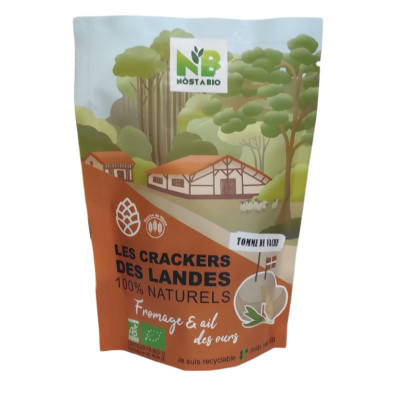 Crackers des Landes fromage & Ails des ours - Nostabio