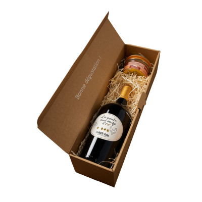 Coffret vin et foie gras