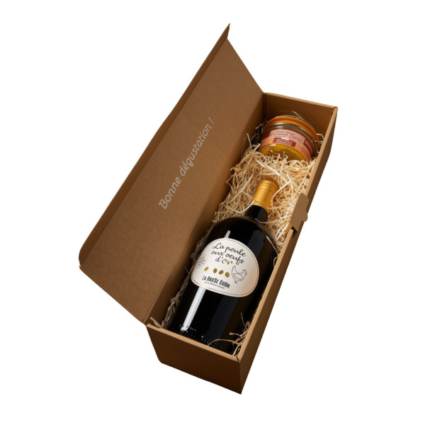 Coffret vin et foie gras